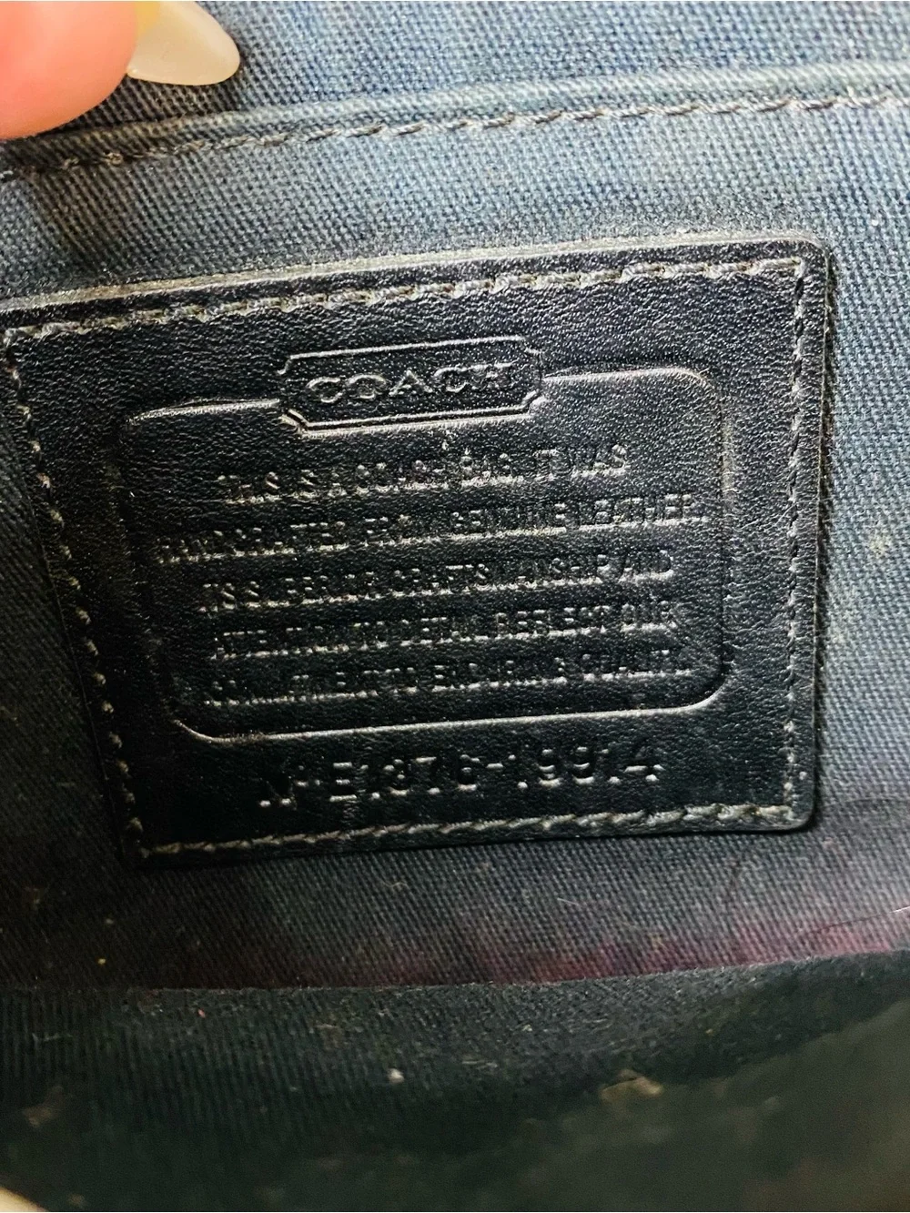 Coach Legacy Leather Penny Crossbody Bag Black Silver Turnlock Flap Purse 19914